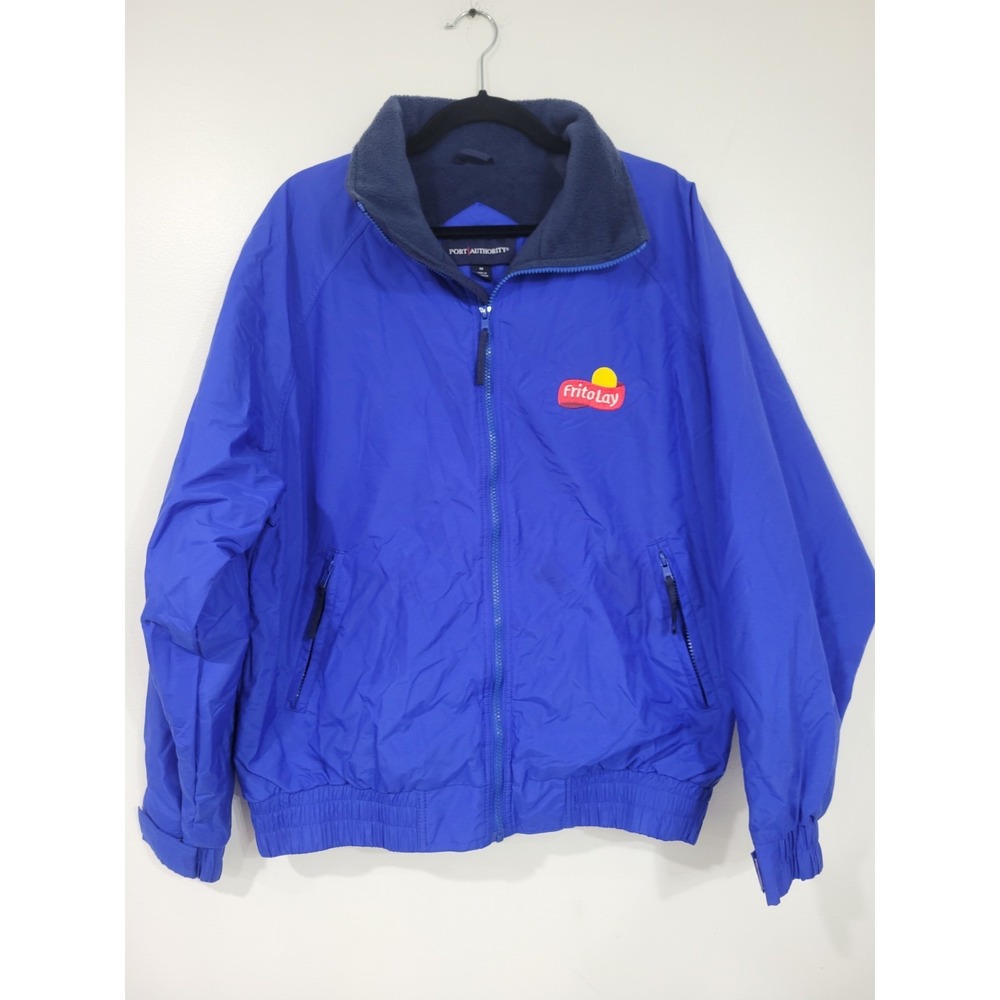 Frito-Lay Port Authority Blue Jacket Fleece Lined Medium